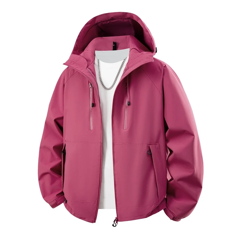 Herren Kapuzen-Softshelljacke mit wasserabweisender Membran, verstellbarer Kapuze & Utility‑Taschen Drune