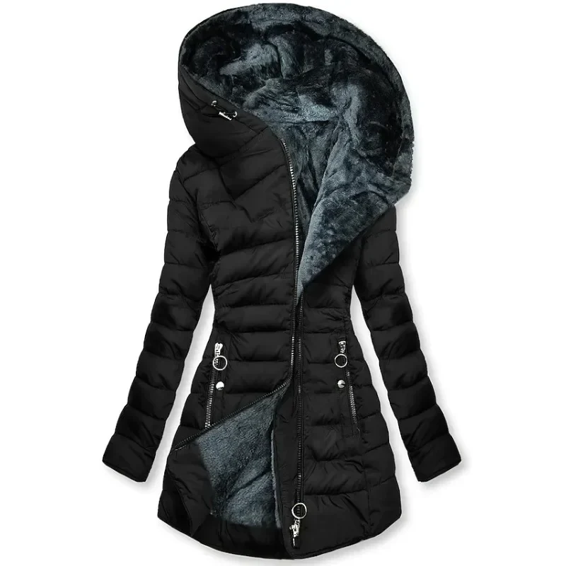 Jayne | Cozy And Elegant Faux Fur Lined Winter Jacket
