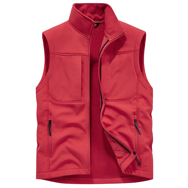 Herren Funktionale Softshell‑Weste mit Fleecefutter und winddichter Membran Drune