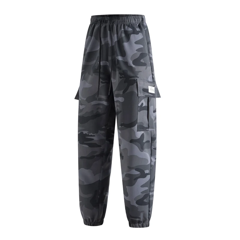 Herren Cargojogginghose mit elastischem Bund, Multifachtaschen & Bündchen Drune