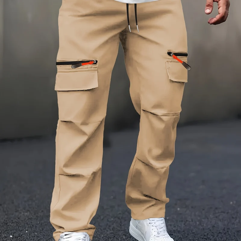 Herren Cargo-Jogginghose mit Zipper‑Utility‑Taschen Drune
