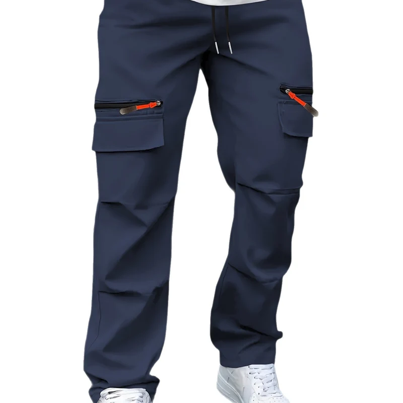 Herren Cargo-Jogginghose mit Zipper‑Utility‑Taschen Drune