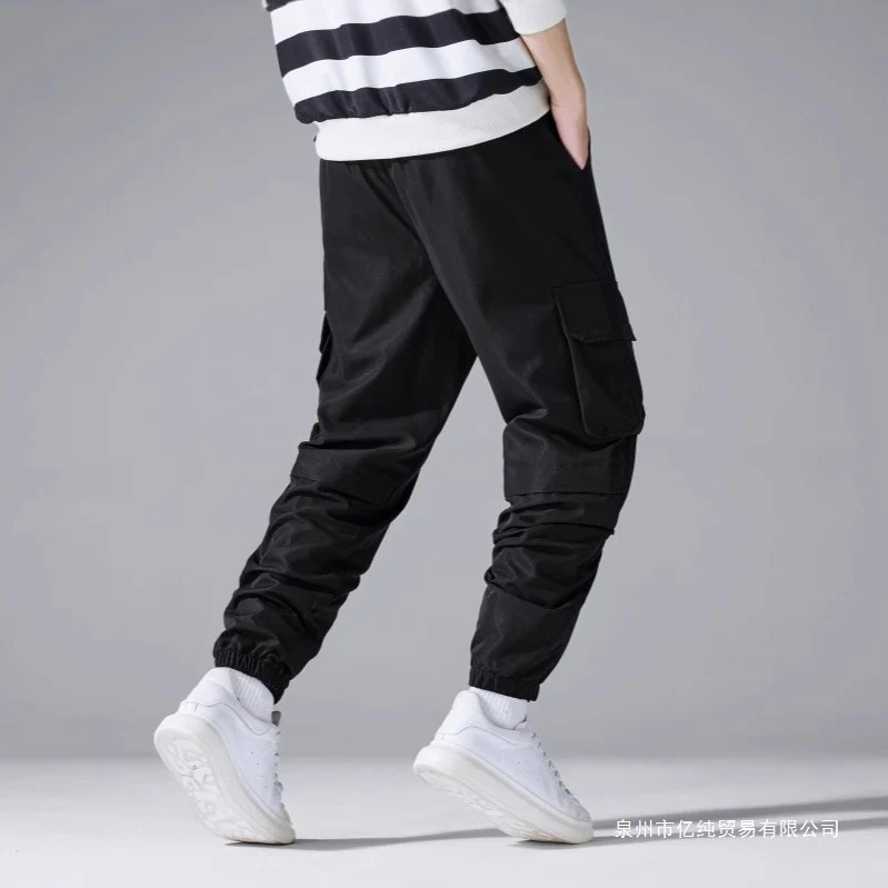 Herren Cargo-Jogginghose mit Tunnelzug, elastischen Knöchelbündchen & Mehrfachtaschen Drune