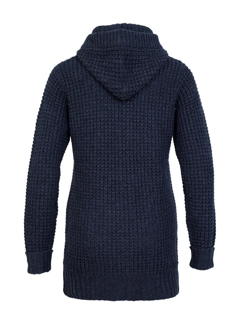 Kapuzenstrickjacke lang Smilla