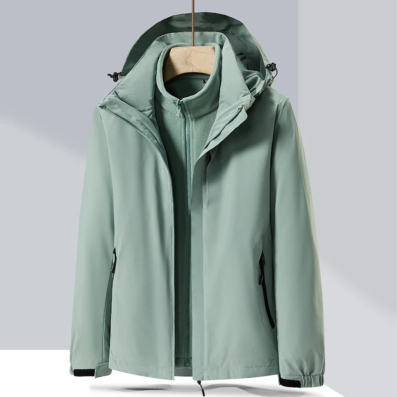 Damen dreilagige Softshelljacke mit herausnehmbarer Fleece‑Innenjacke Drune