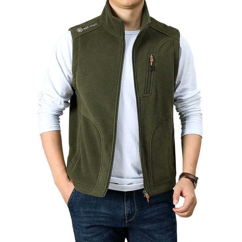 Herren Weiche Fleece-Weste Drune