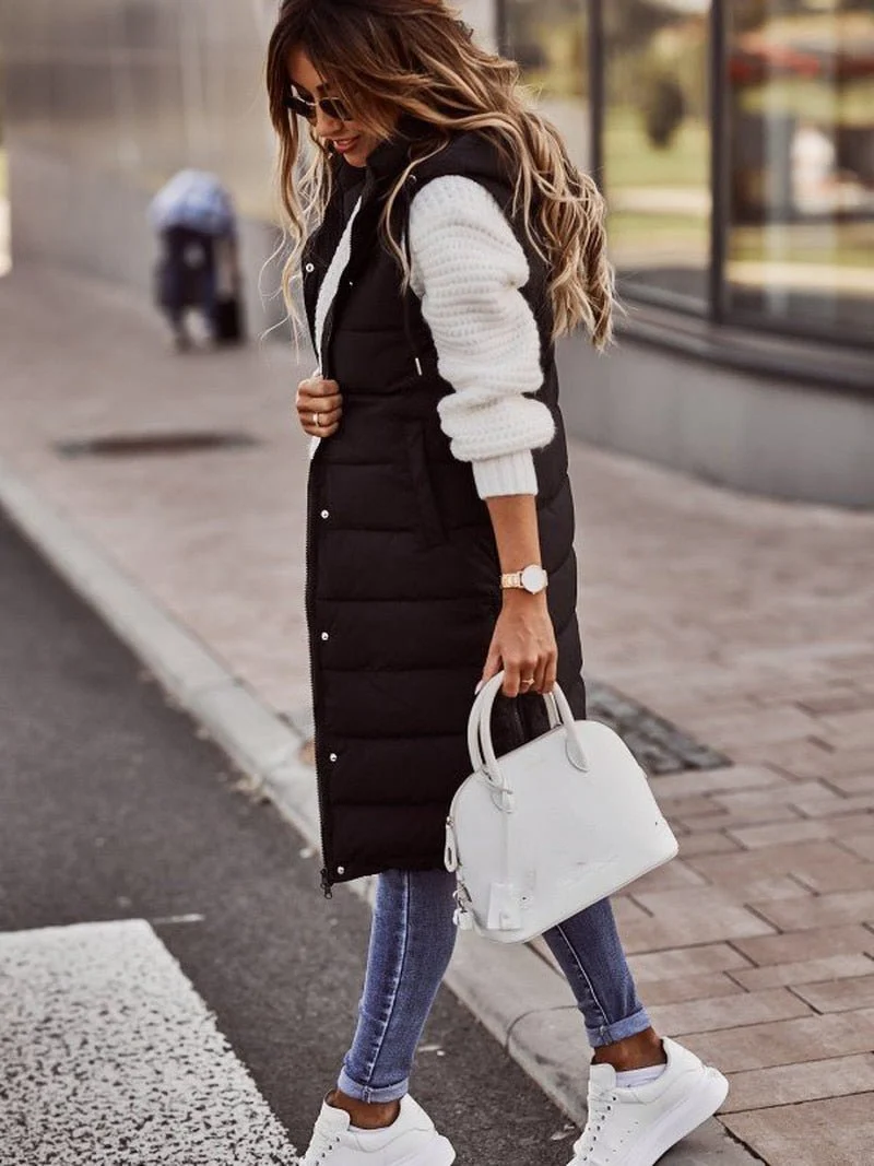 Charlotte | Elegant Knee-Length Quilted Winter Jacket