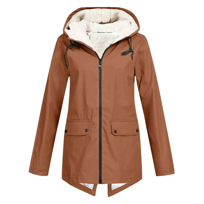 Laura | Modern And Weather-Ready Hooded Trench Coat