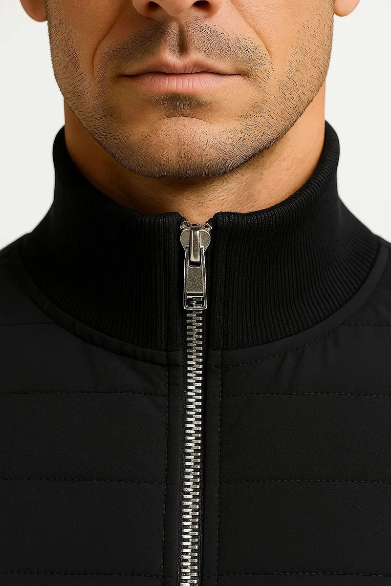 Jack | Lightweight Quilted Knit-Sleeve Hybrid Jacket