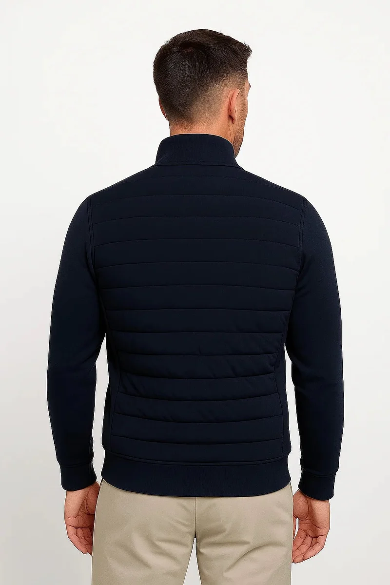 Jack | Lightweight Quilted Knit-Sleeve Hybrid Jacket