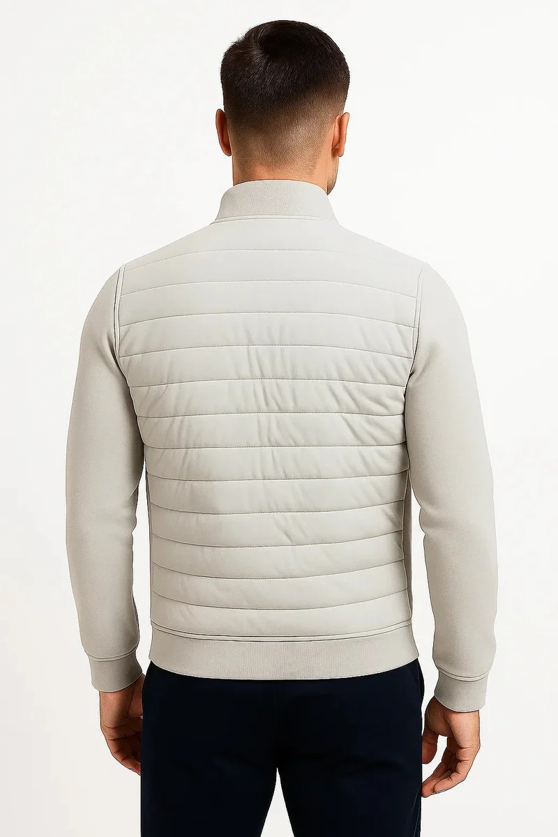 Jack | Lightweight Quilted Knit-Sleeve Hybrid Jacket