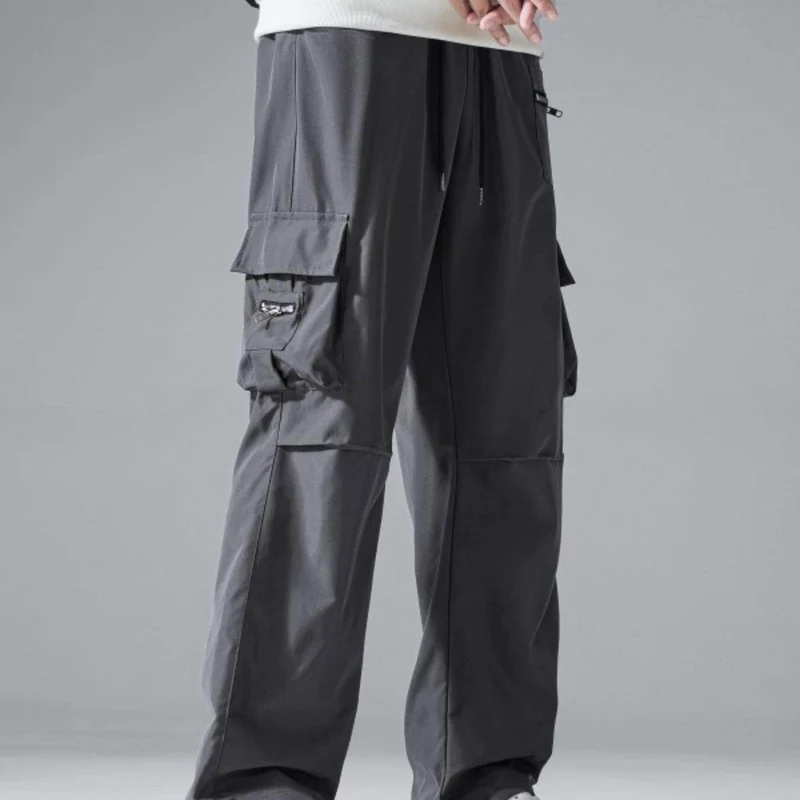Herren Cargo-Jogginghose mit Multifachtaschen und Kordelzugbund Drune