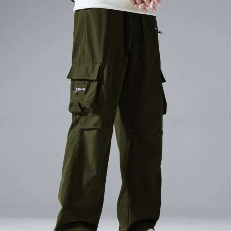 Herren Cargo-Jogginghose mit Multifachtaschen und Kordelzugbund Drune