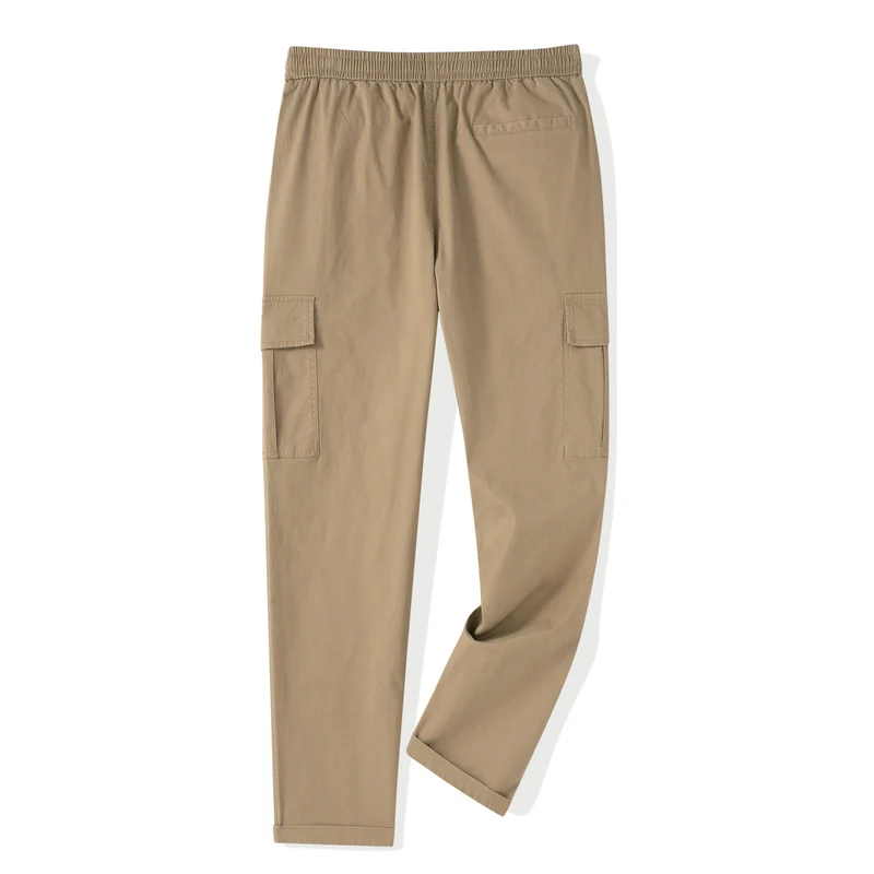 Herren Cargo-Jogginghose mit elastischem Bund, Kordelzug und aufgesetzten Klappentaschen Drune