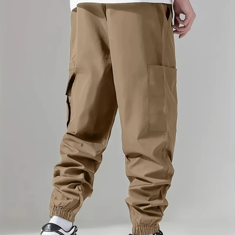 Herren Cargo-Jogginghose im Utility‑Style mit versiegelter Reißverschlusstasche & elastischen Beinbündchen Drune