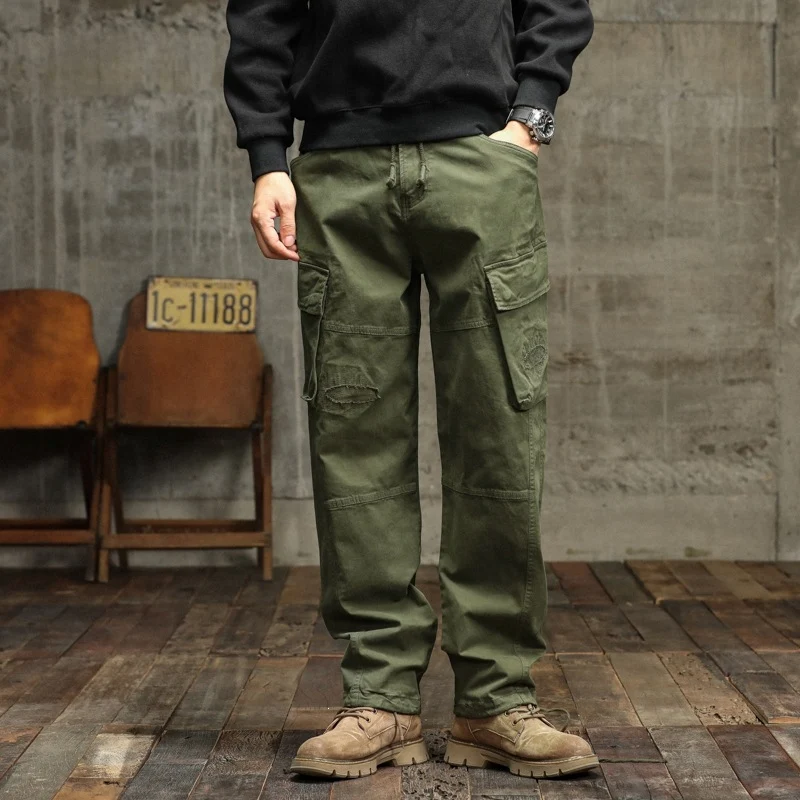 Herren Cargo-Joggerhose mit Utility-Taschen und elastischen Bündchen Drune