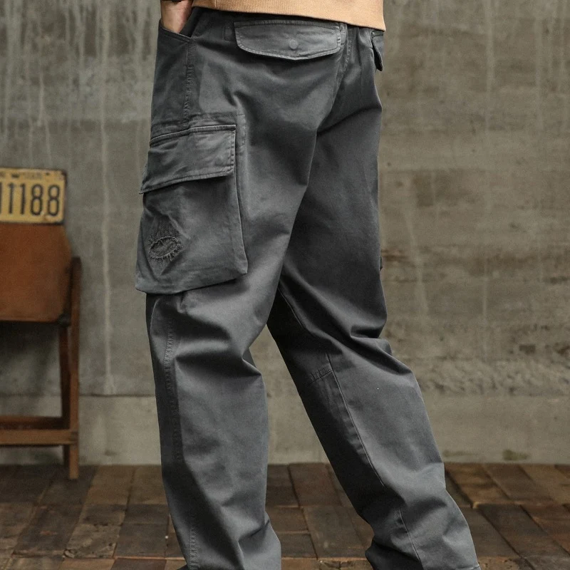 Herren Cargo-Joggerhose mit Utility-Taschen und elastischen Bündchen Drune