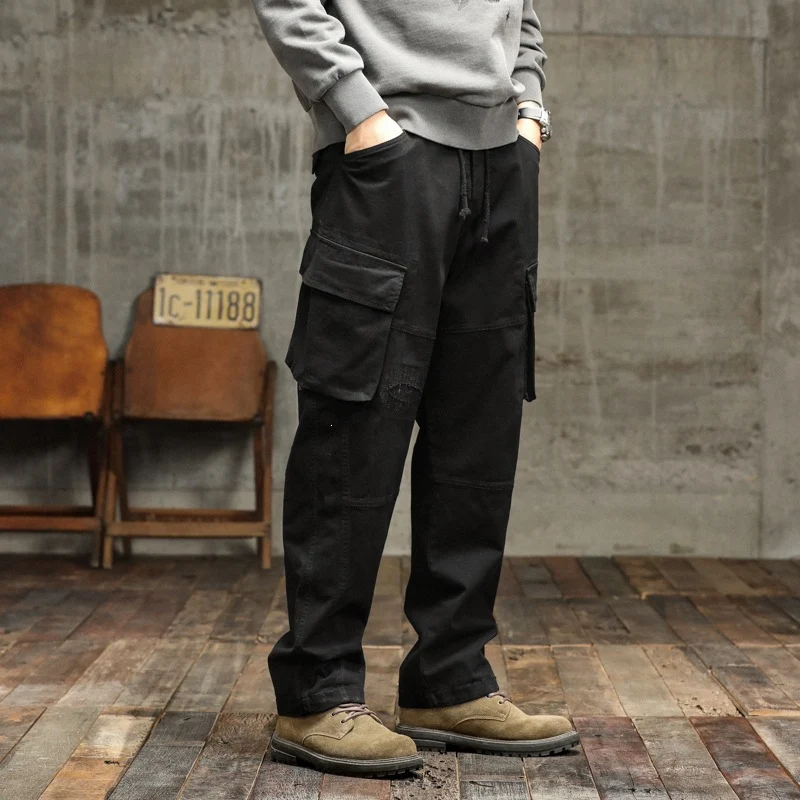 Herren Cargo-Joggerhose mit Utility-Taschen und elastischen Bündchen Drune