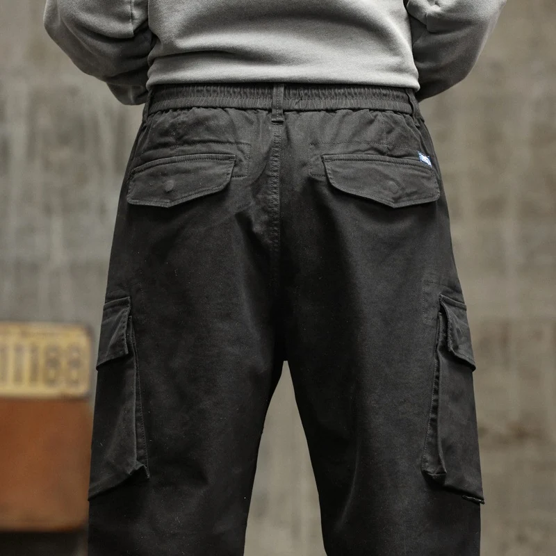 Herren Cargo-Joggerhose mit Utility-Taschen und elastischen Bündchen Drune