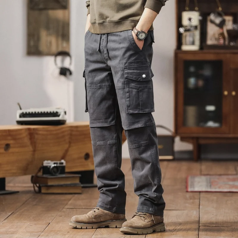 Herren Cargo-Hose mit verstärkten Kniepartien und Multifachtaschen Drune