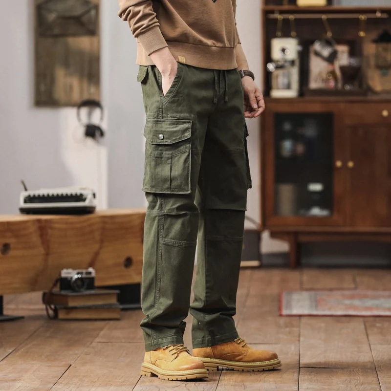 Herren Cargo-Hose mit verstärkten Kniepartien und Multifachtaschen Drune