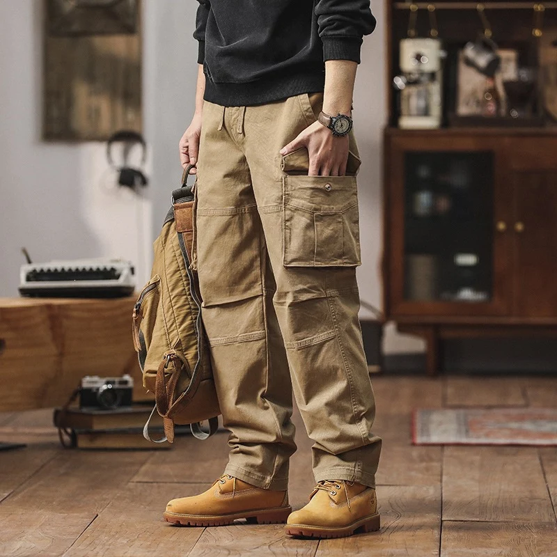 Herren Cargo-Hose mit verstärkten Kniepartien und Multifachtaschen Drune