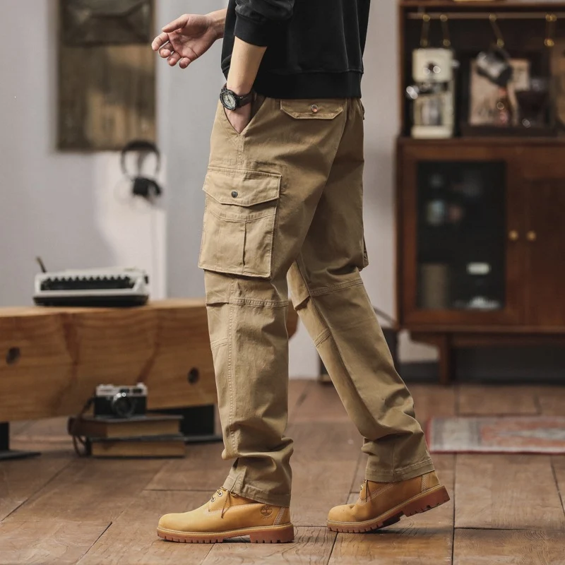 Herren Cargo-Hose mit verstärkten Kniepartien und Multifachtaschen Drune