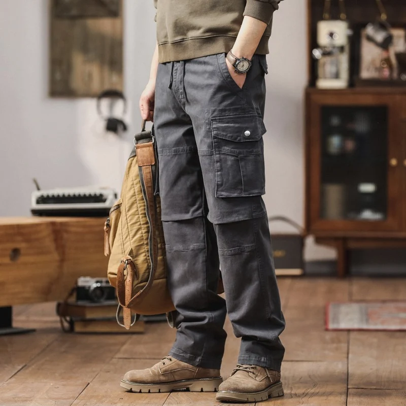 Herren Cargo-Hose mit verstärkten Kniepartien und Multifachtaschen Drune