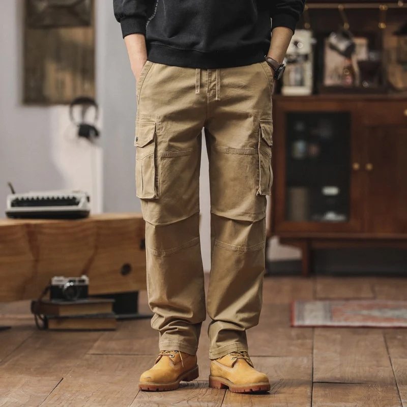 Herren Cargo-Hose mit verstärkten Kniepartien und Multifachtaschen Drune