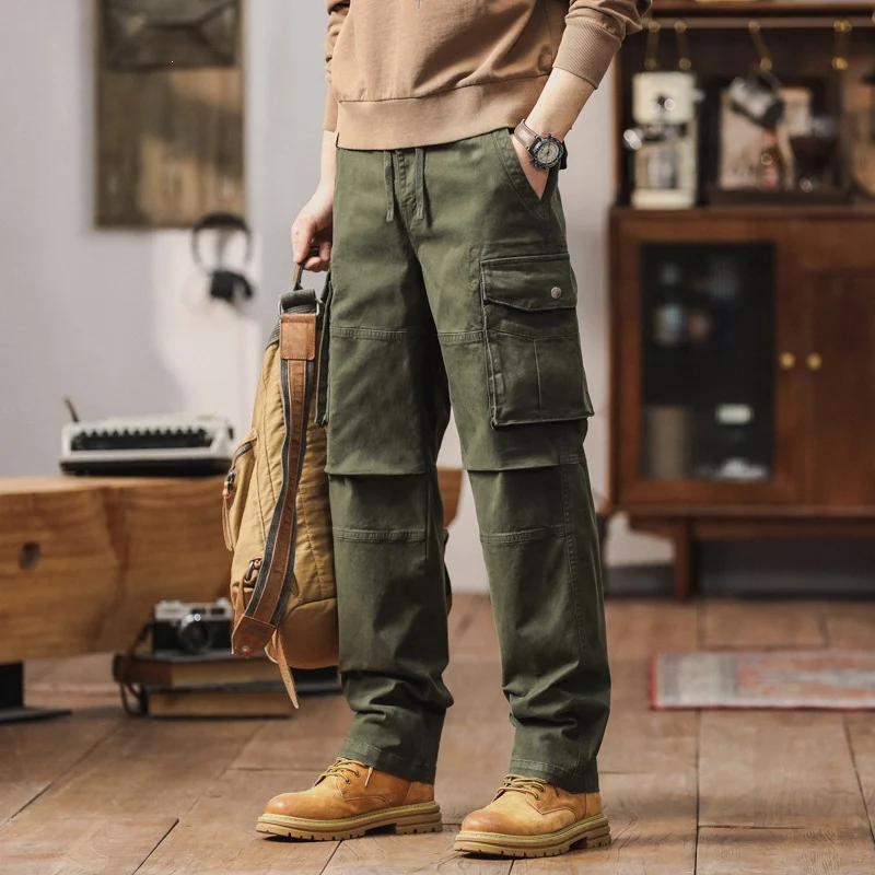 Herren Cargo-Hose mit verstärkten Kniepartien und Multifachtaschen Drune
