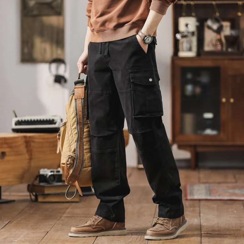 Herren Cargo-Hose mit verstärkten Kniepartien und Multifachtaschen Drune