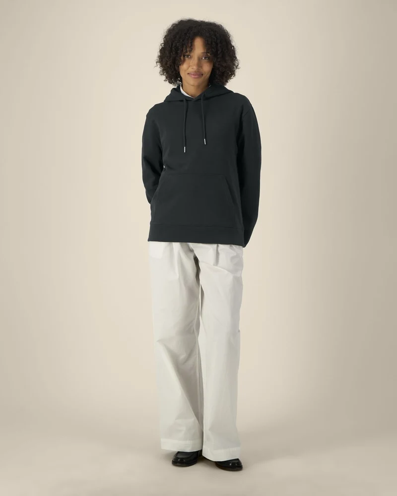 Sweatshirt mit Kapuze aus Bio-Baumwolle zum Personalisieren