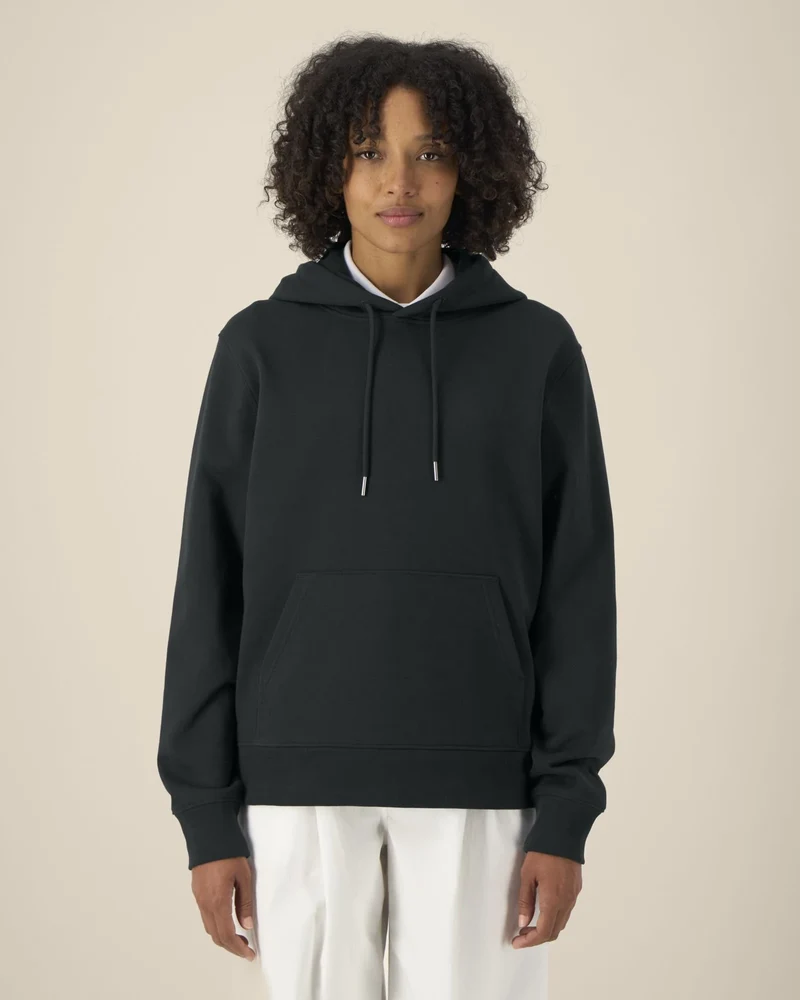 Sweatshirt mit Kapuze aus Bio-Baumwolle zum Personalisieren