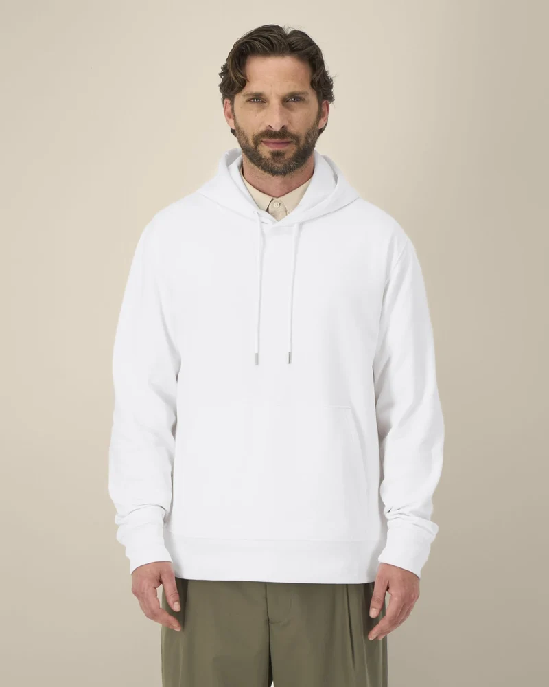Sweatshirt mit Kapuze aus Bio-Baumwolle zum Personalisieren