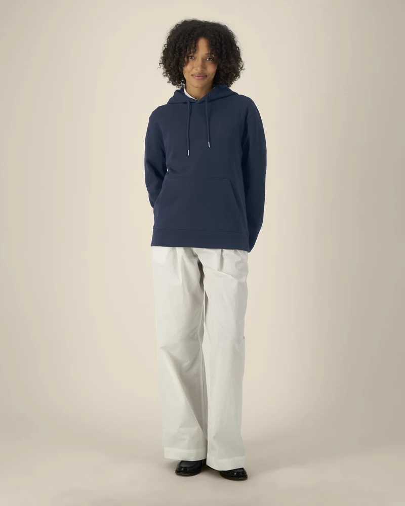 Sweatshirt mit Kapuze aus Bio-Baumwolle zum Personalisieren