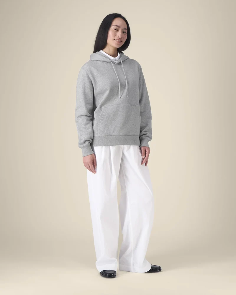 Sweatshirt mit Kapuze aus Bio-Baumwolle zum Personalisieren