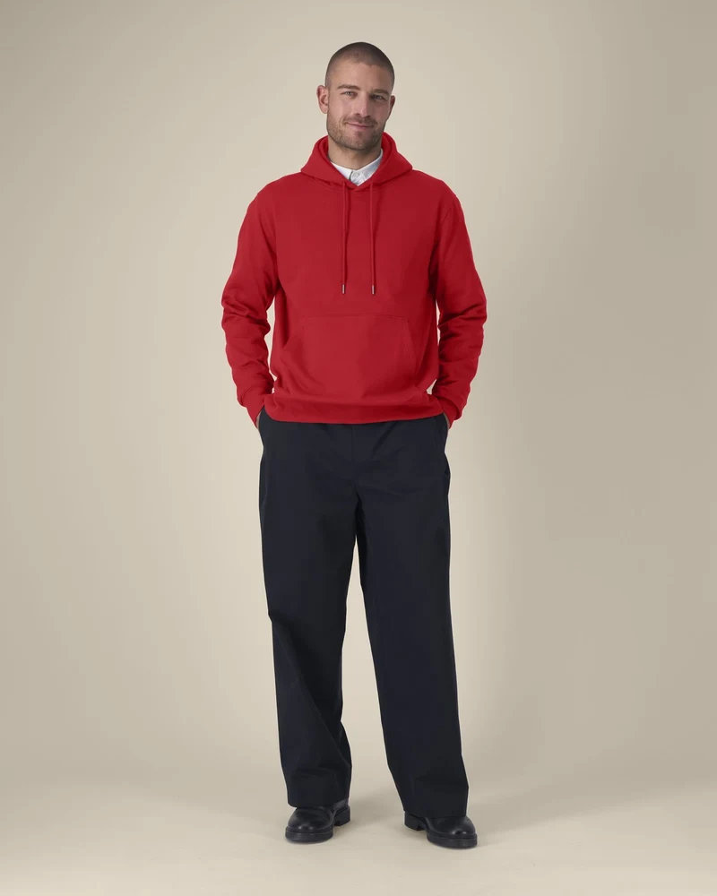 Sweatshirt mit Kapuze aus Bio-Baumwolle zum Personalisieren