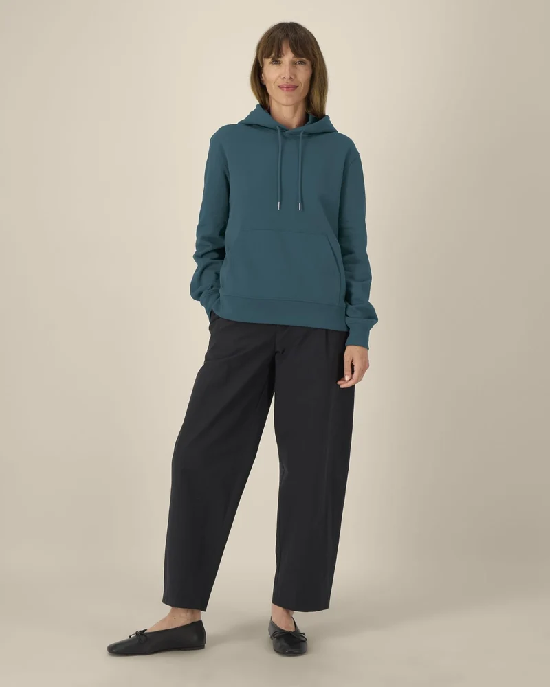 Sweatshirt mit Kapuze aus Bio-Baumwolle zum Personalisieren