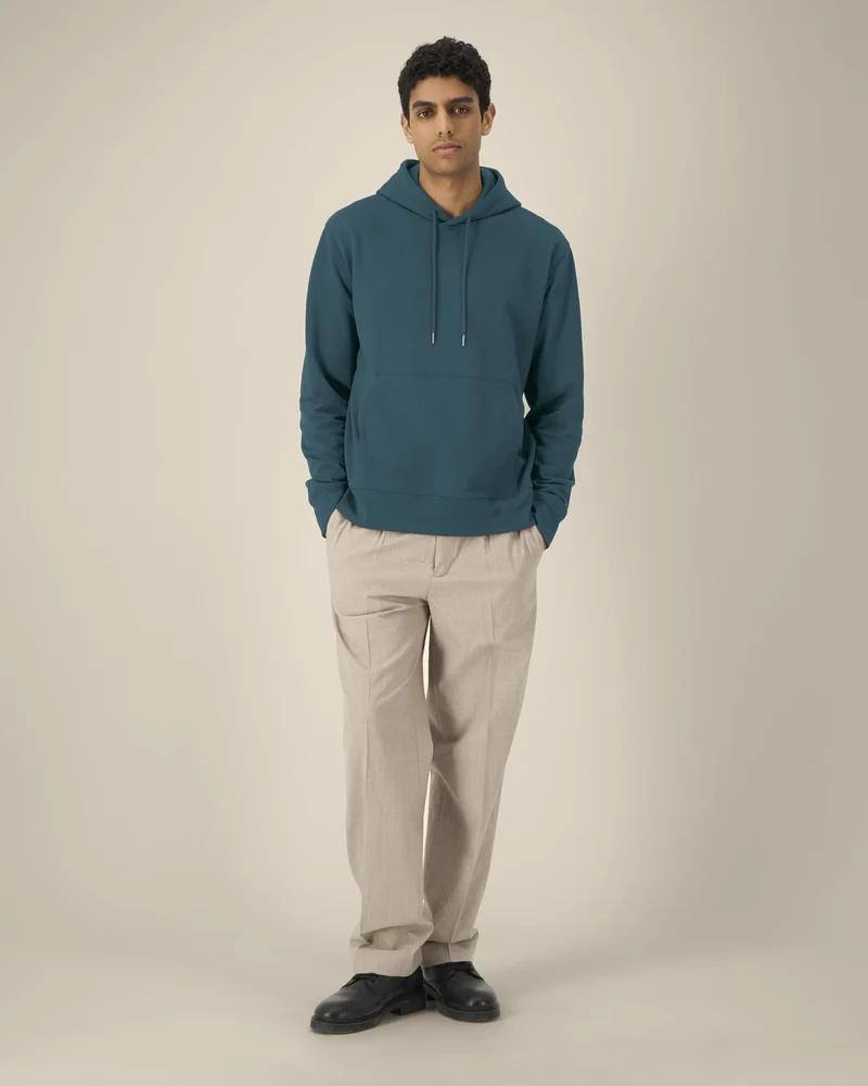 Sweatshirt mit Kapuze aus Bio-Baumwolle zum Personalisieren