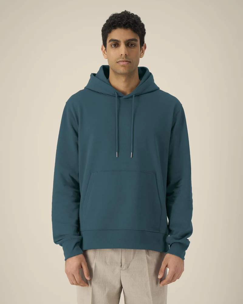 Sweatshirt mit Kapuze aus Bio-Baumwolle zum Personalisieren