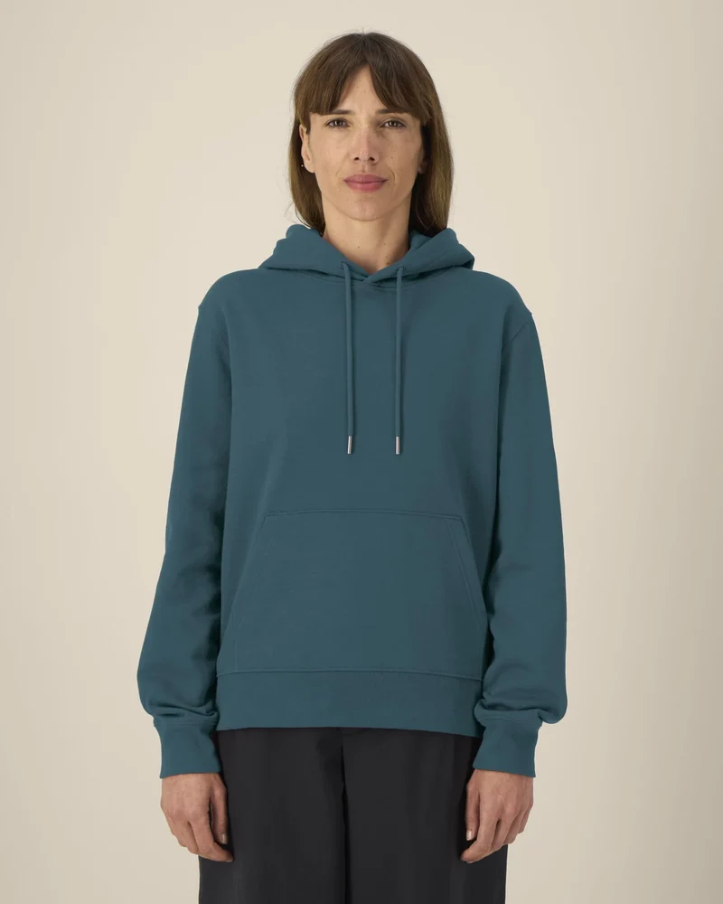 Sweatshirt mit Kapuze aus Bio-Baumwolle zum Personalisieren