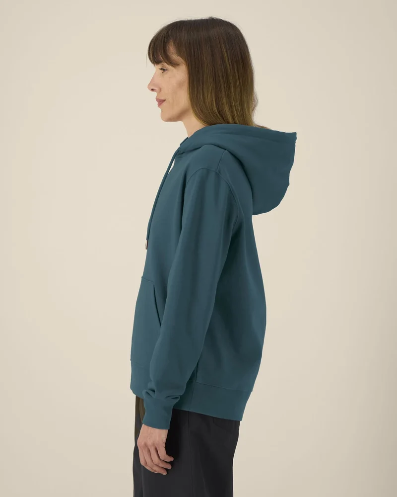 Sweatshirt mit Kapuze aus Bio-Baumwolle zum Personalisieren
