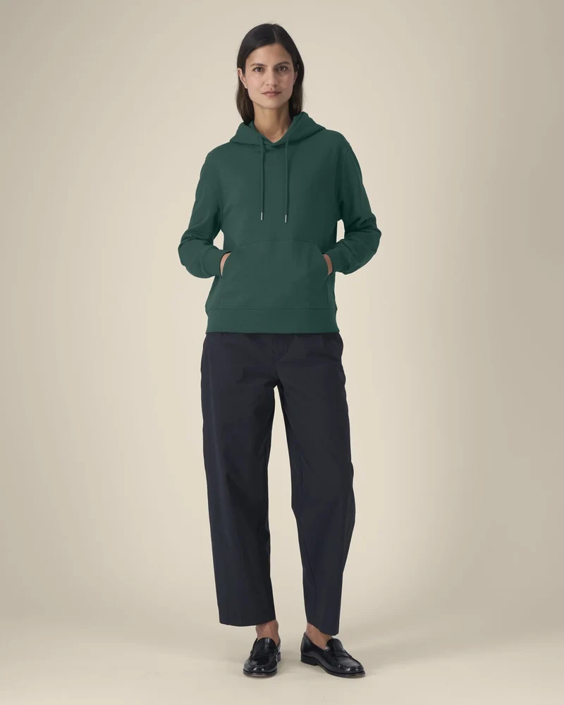 Sweatshirt mit Kapuze aus Bio-Baumwolle zum Personalisieren
