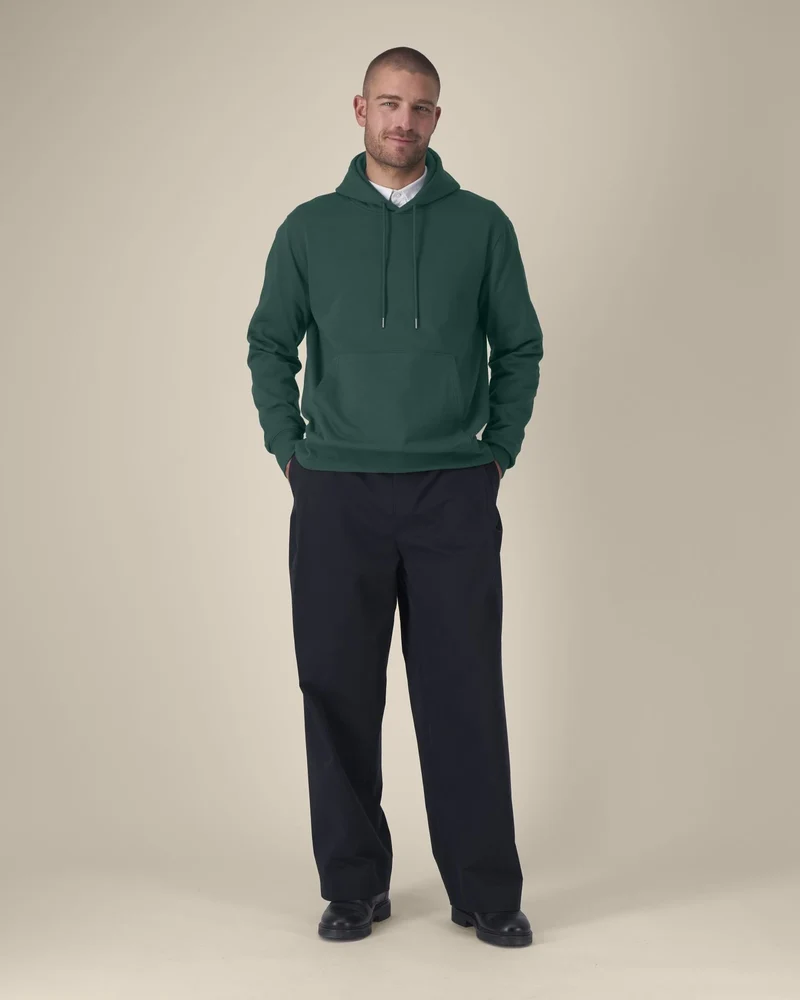 Sweatshirt mit Kapuze aus Bio-Baumwolle zum Personalisieren