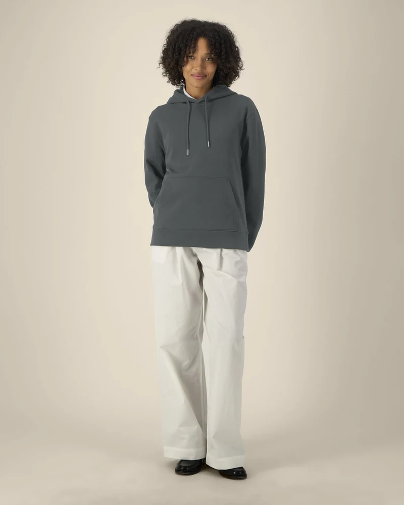 Sweatshirt mit Kapuze aus Bio-Baumwolle zum Personalisieren