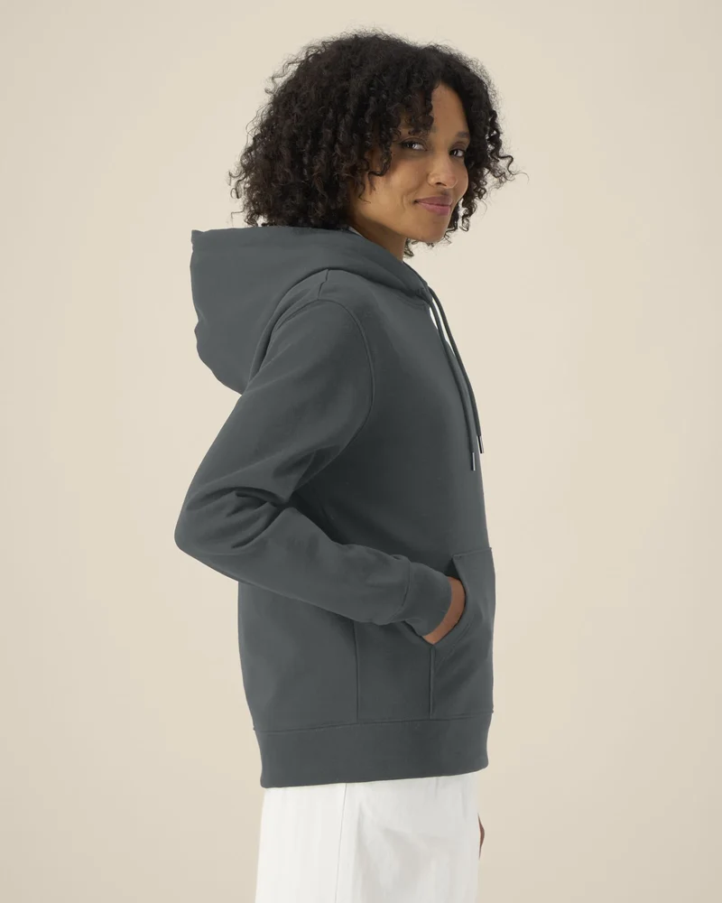 Sweatshirt mit Kapuze aus Bio-Baumwolle zum Personalisieren