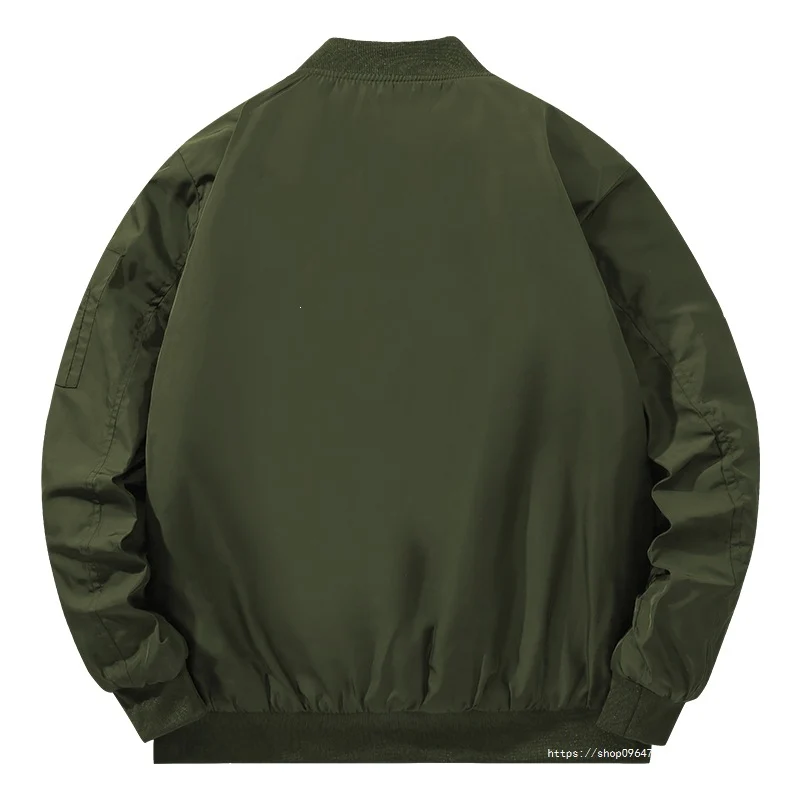 Herren Bomberjacke im Fliegerstil mit wattierter Thermofütterung und Ärmel-Utilitytasche Drune