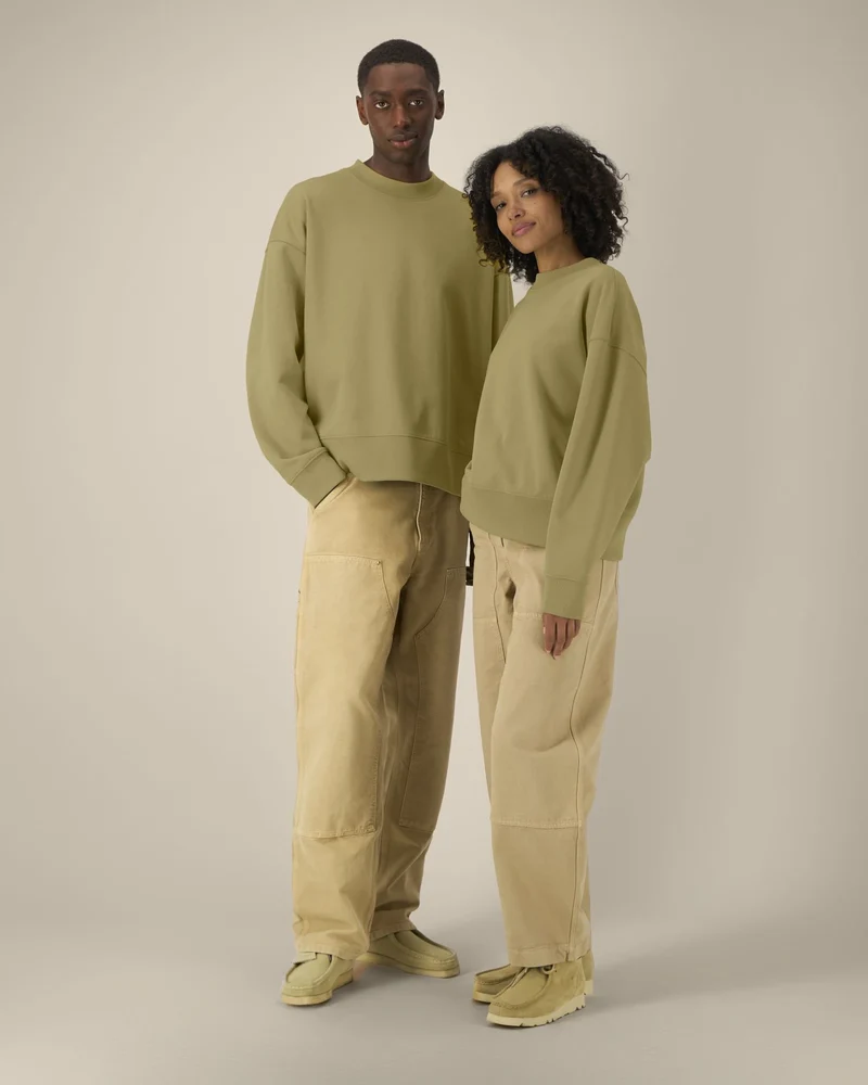Sweatshirt Boxy aus Bio-Baumwolle Stanley/Stella zum Personalisieren