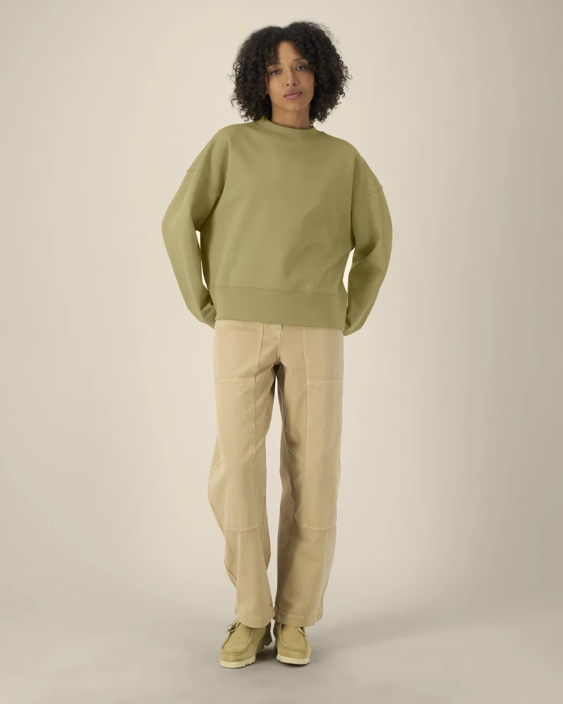 Sweatshirt Boxy aus Bio-Baumwolle Stanley/Stella zum Personalisieren