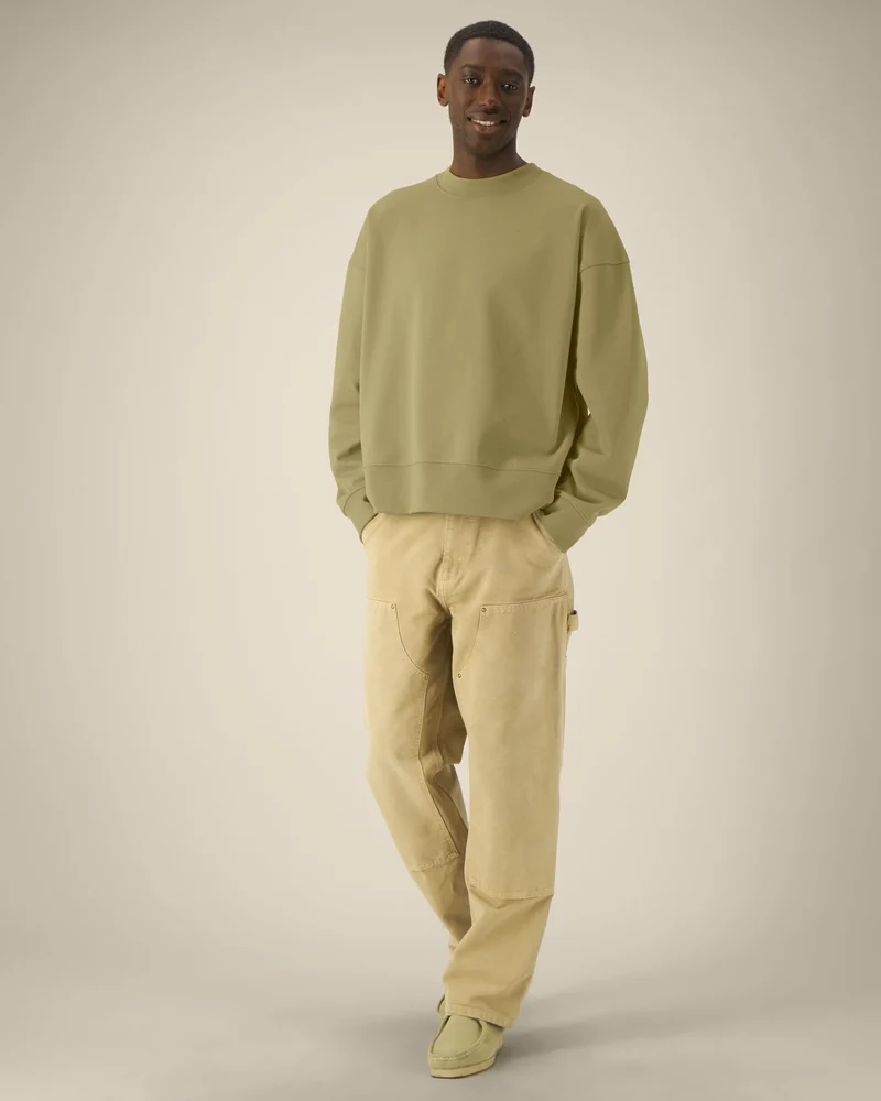 Sweatshirt Boxy aus Bio-Baumwolle Stanley/Stella zum Personalisieren